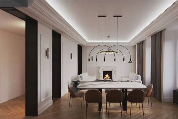 Piso Calle Serrano Sala de Estar