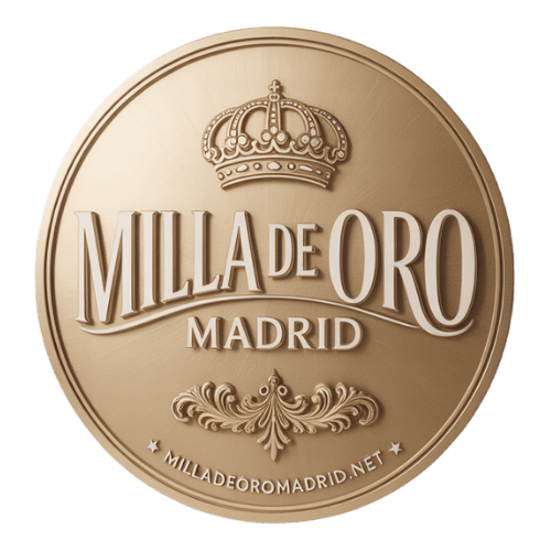 logotipo oficial de la pagina web milladeoromadrid.net
